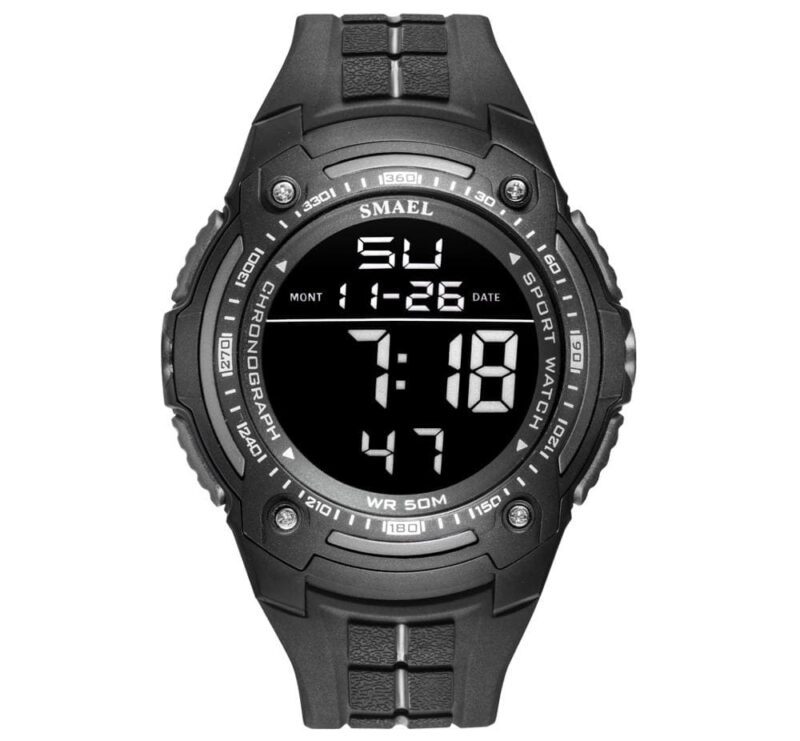 SMAEL 1377 Digital Sport Water Proof Watch for Men - SMAEL WATCH