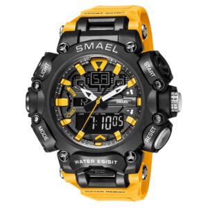 SMAEL 8053 Dual Time Analog Digital Military Water Proof Watch for Men