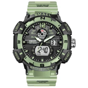 SMAEL 8045 Casual Quartz Dual Display Analog Digital Sport Watch for Men